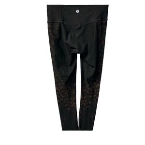 Lululemon Black Cheetah Print Size 4